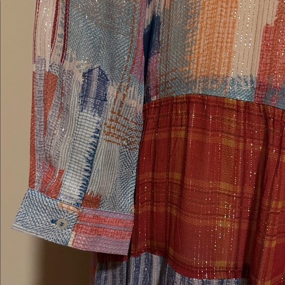 Tolani Multicolor Long Sleeve Maxi Dress - Picture 9 of 15